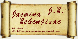 Jasmina Mekenjišac vizit kartica